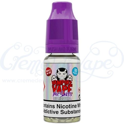 Ice Menthol Nic Salt e-liquid by Vampire Vape
