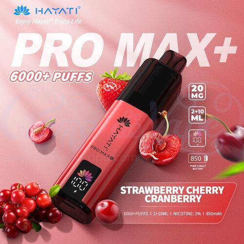 Strawberry Cherry Cranberry Hayati Pro Max+ Kit