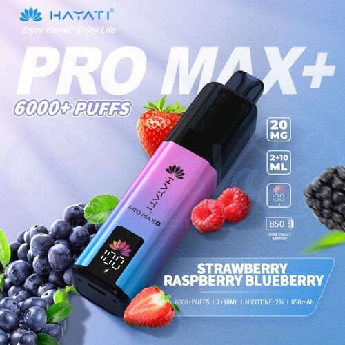 Strawberry Raspberry Blueberry Hayati Pro Max+ Kit