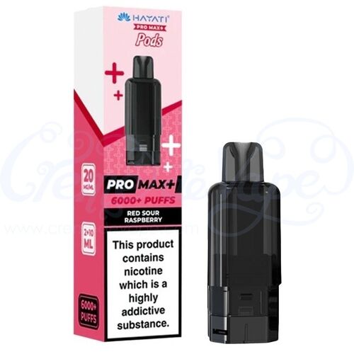 Red Sour Raspberry Hayati Pro Max+ Refill Pod