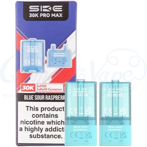 Blue Sour Raspberry SKE 30K Pro Max Refill pods