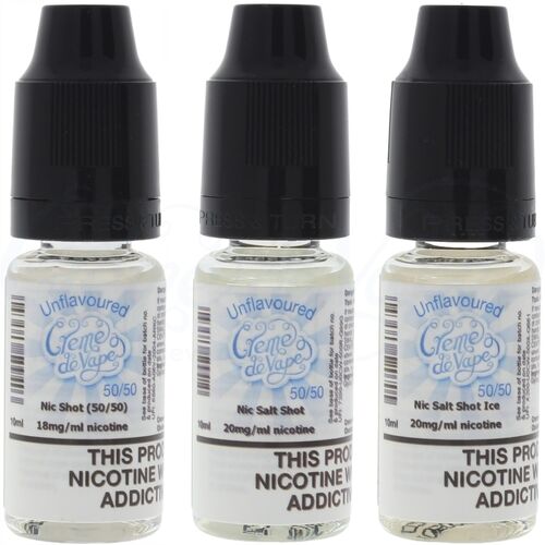Creme de Vape Flavourless Nic Shot