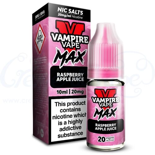 Raspberry Apple Juice Nic Salt e-liquid by Vampire Vape MAX