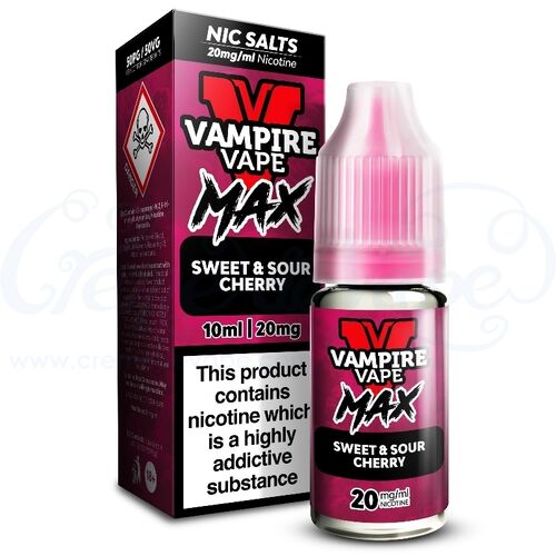 Sweet Sour Cherry Nic Salt e-liquid by Vampire Vape MAX
