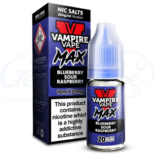 Blueberry Sour Raspberry Nic Salt e-liquid by Vampire Vape MAX