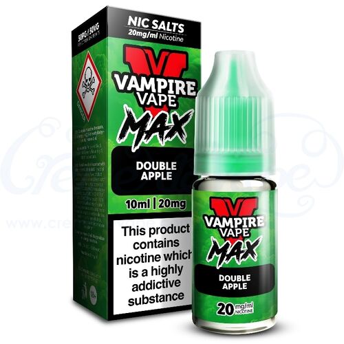 Double Apple Nic Salt e-liquid by Vampire Vape MAX