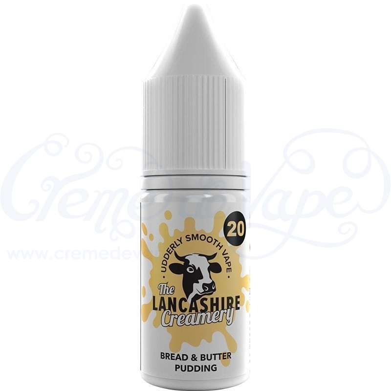 Bread & Butter Pudding Nic Salt e-liquid by Lancashire Creamery