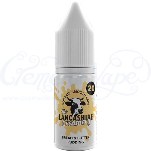 Bread & Butter Pudding Nic Salt e-liquid by Lancashire Creamery