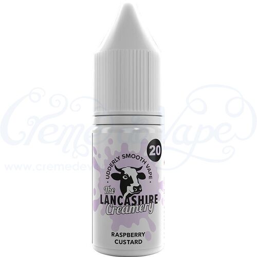 Raspberry Custard Nic Salt e-liquid by Lancashire Creamery