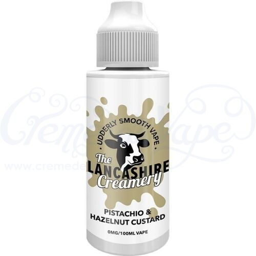 Pistachio & Hazelnut Custard by Lancashire Creamery - 100ml Shortfill