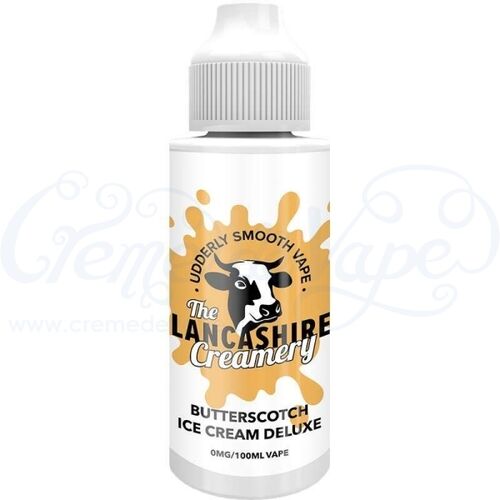 Butterscotch Ice Cream Deluxe by Lancashire Creamery - 100ml Shortfill