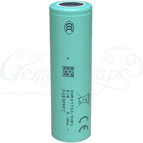 EVE 50PL 21700 5000mAh battery
