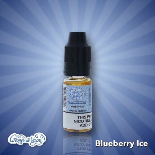 Blueberry Ice 50/50 by Creme de Vape - 10ml