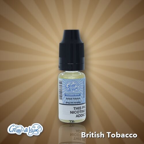 British Tobacco 50/50 by Creme de Vape - 10ml