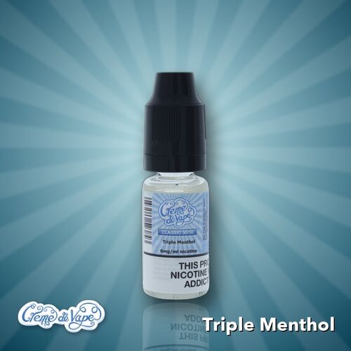 Triple Menthol 50/50 by Creme de Vape - 10ml