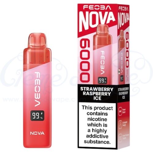 Strawberry Raspberry Ice - Feoba Nova 6K Pre-filled Pod Kit