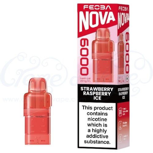 Strawberry Raspberry Ice Feoba Nova 6K Refill