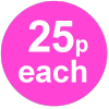 25p each