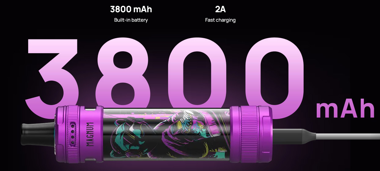 Aspire Magnum Pod Kit featuring built-in 3800mAh battery Aspire Magnum Pod Kit featuring built-in 3800mAh battery