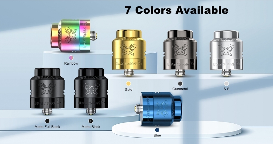 Hellvape Dead Rabbit 4 RDA - 7 colours available Hellvape Dead Rabbit 4 RDA - 7 colours available