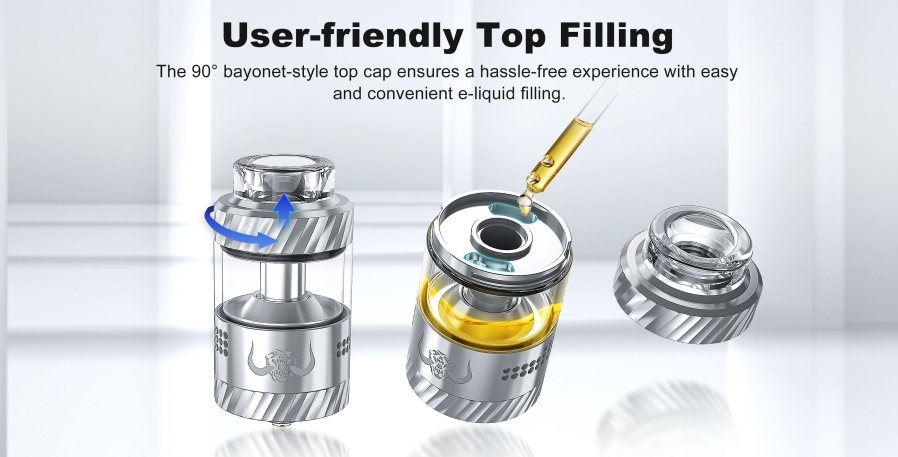 Hellvape Hellbeast RTA - user-friendly top-filling Hellvape Hellbeast RTA - user-friendly top-filling