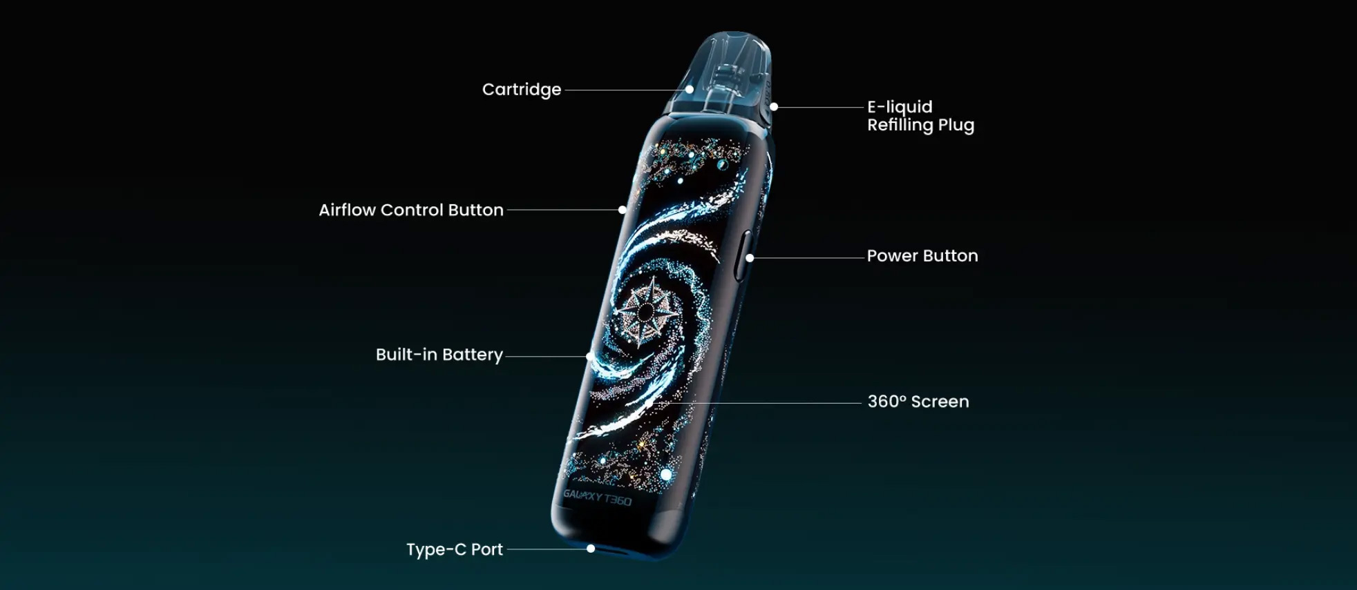 Lost Vape Galaxy T360 Pod Vape Kit picture 9