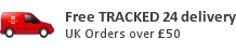 Free Royal Mail Tracked24 delivery on UK orders over £50