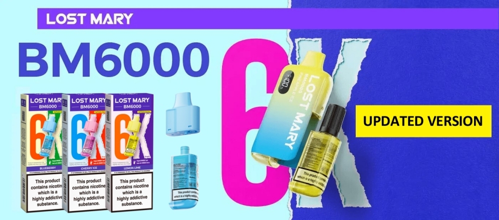 LostMary BM6000 Prefilled Kit Updated refillable