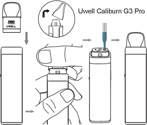 Uwell_Caliburn_G3_Pro_Pods_filling_M