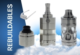 Creme de Vape Rebuildable Tanks and drippers